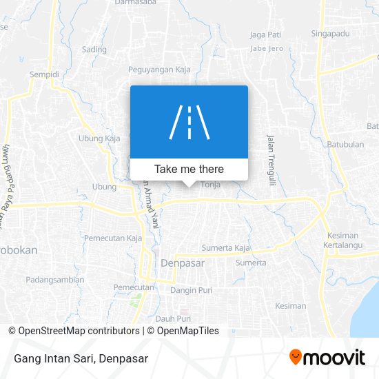 Gang Intan Sari map