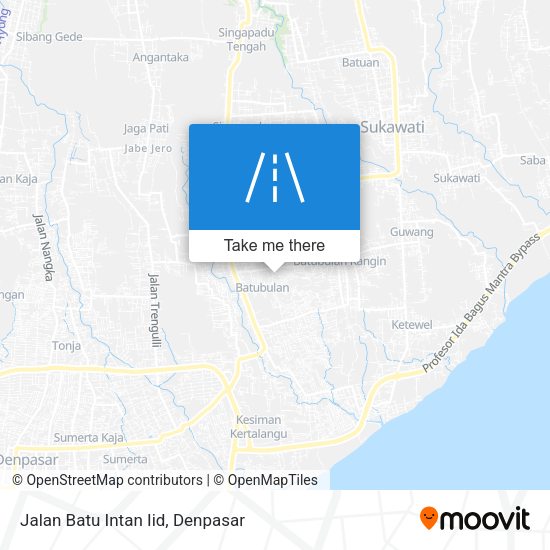 Jalan Batu Intan Iid map