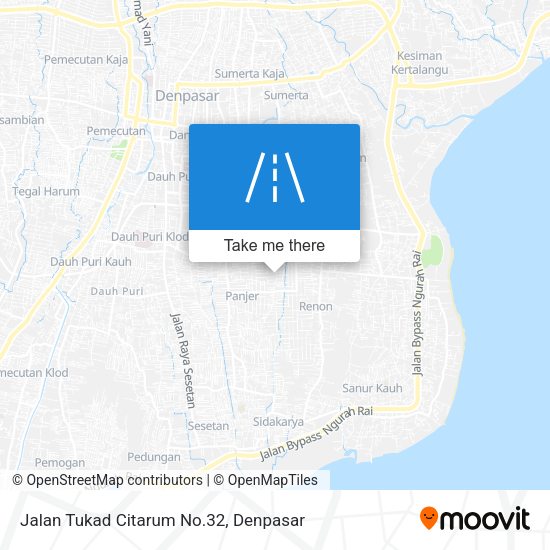 Jalan Tukad Citarum No.32 map