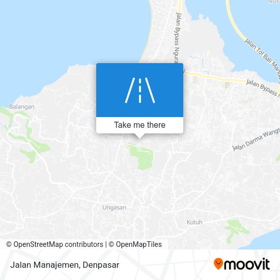 Jalan Manajemen map