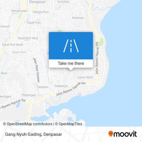 Gang Nyuh Gading map