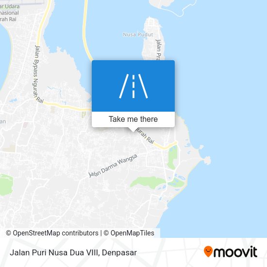 Jalan Puri Nusa Dua VIII map