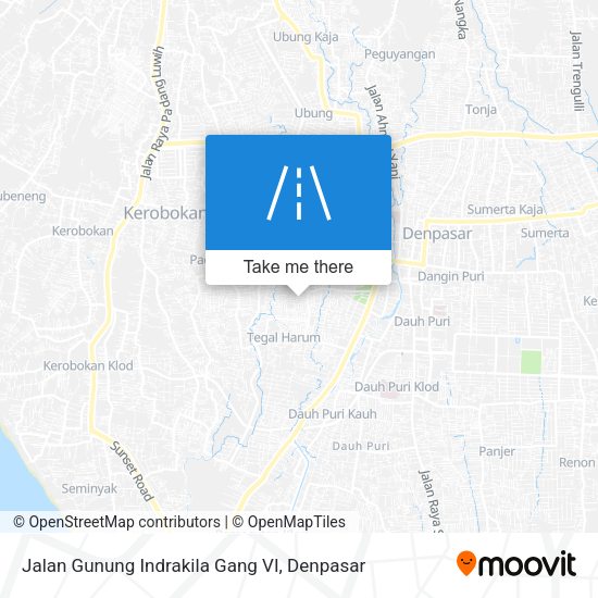 Jalan Gunung Indrakila Gang VI map
