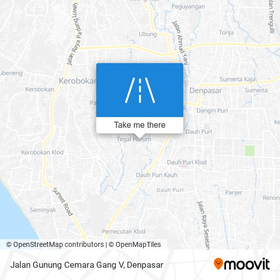 Jalan Gunung Cemara Gang V map