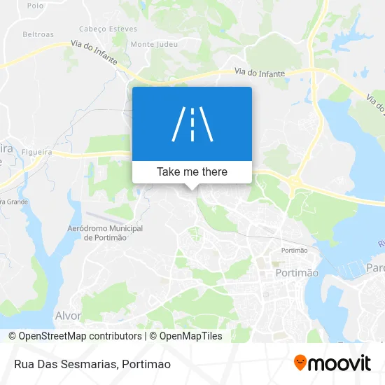 Rua Das Sesmarias map