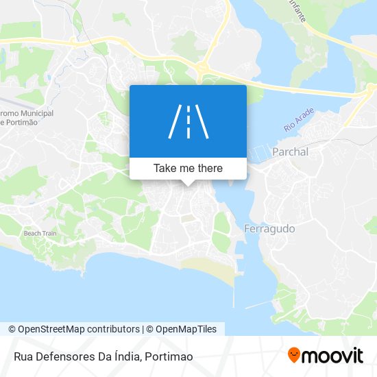 Rua Defensores Da Índia map