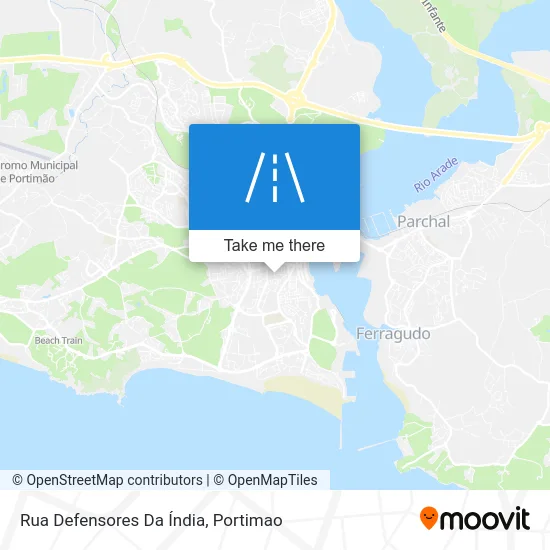 Rua Defensores Da Índia map