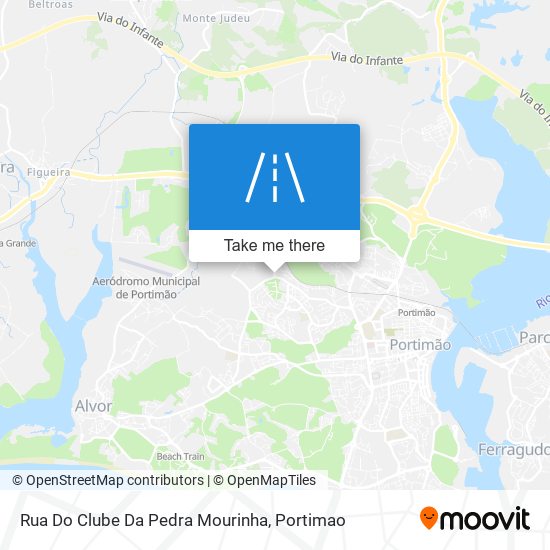 Rua Do Clube Da Pedra Mourinha map