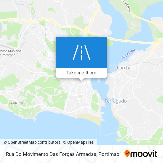 Rua Do Movimento Das Forças Armadas mapa