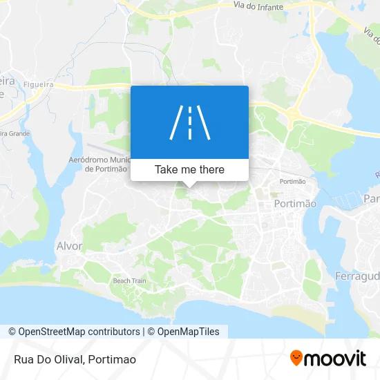 Rua Do Olival map