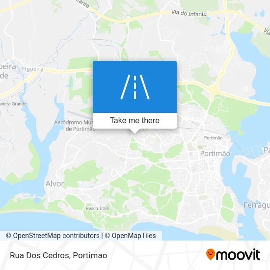 Rua Dos Cedros map
