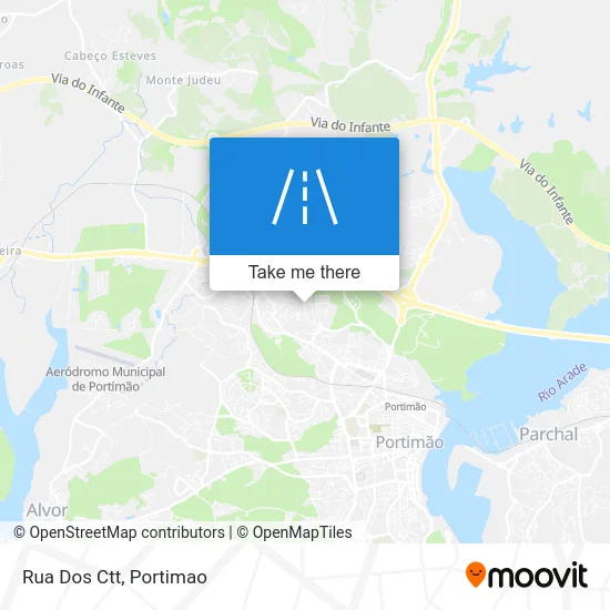Rua Dos Ctt map