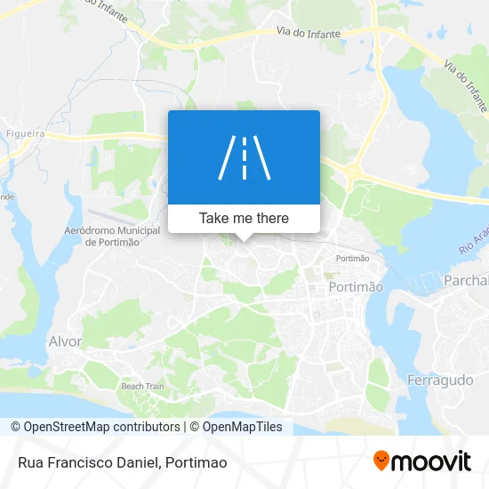 Rua Francisco Daniel map