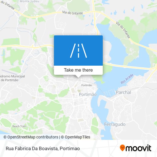 Rua Fábrica Da Boavista mapa