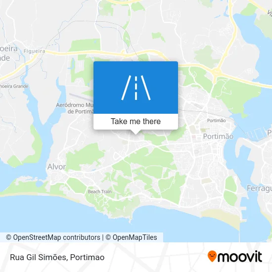 Rua Gil Simões map