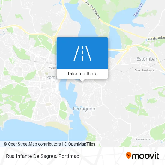 Rua Infante De Sagres map