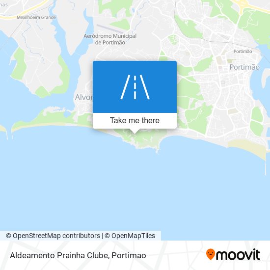 Aldeamento Prainha Clube mapa