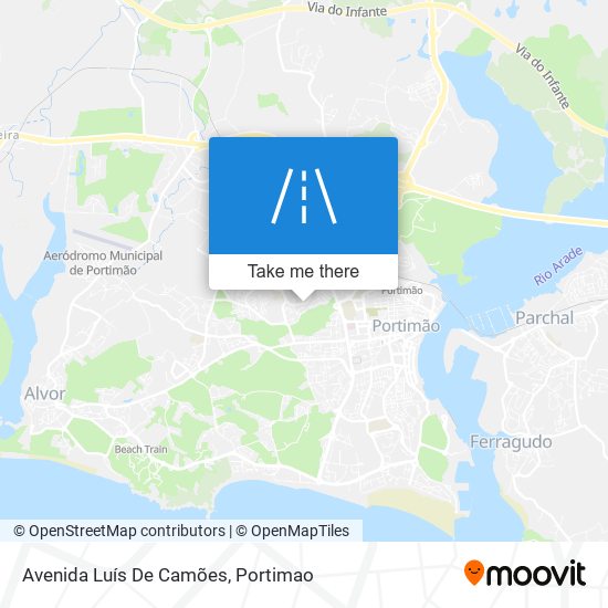 Avenida Luís De Camões mapa