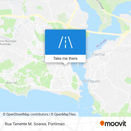 Rua Tenente M. Soares map