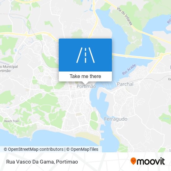 Rua Vasco Da Gama map