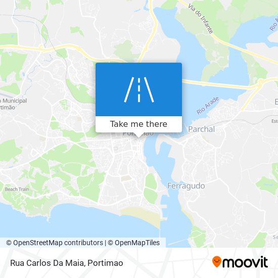 Rua Carlos Da Maia mapa