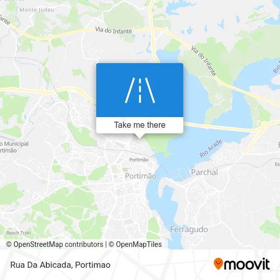 Rua Da Abicada map