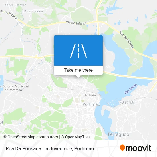 Rua Da Pousada Da Juventude map