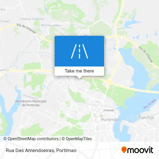 Rua Das Amendoeiras map
