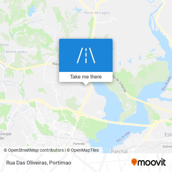 Rua Das Oliveiras map