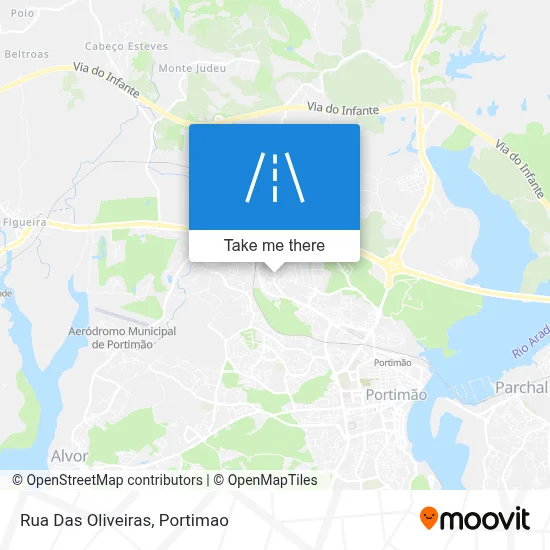 Rua Das Oliveiras map