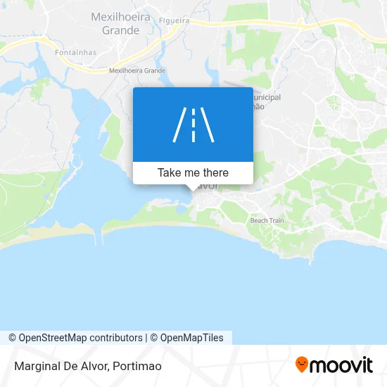 Marginal De Alvor map