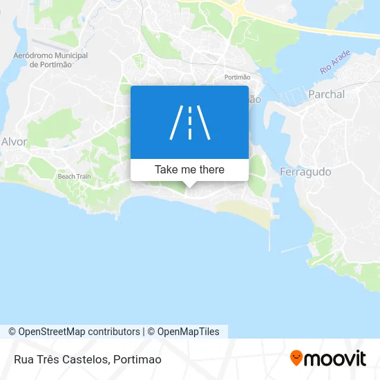 Rua Três Castelos map