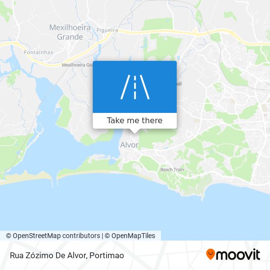 Rua Zózimo De Alvor map