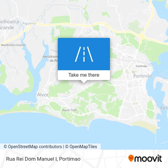 Rua Rei Dom Manuel I map