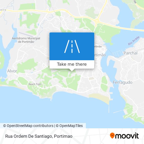 Rua Ordem De Santiago mapa