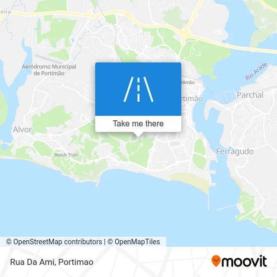 Rua Da Ami map