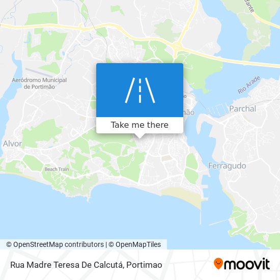 Rua Madre Teresa De Calcutá map