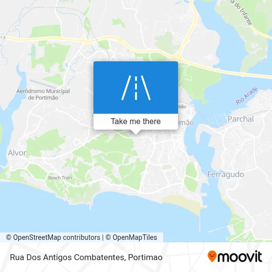 Rua Dos Antigos Combatentes map