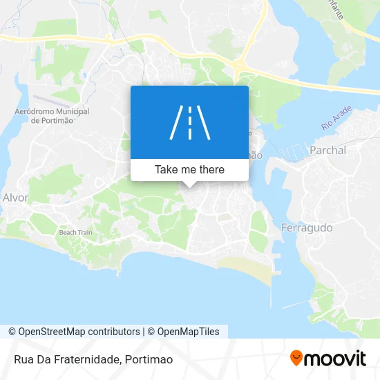 Rua Da Fraternidade map