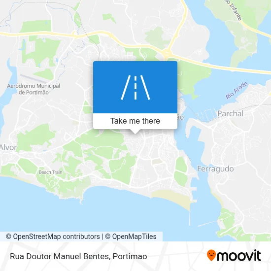 Rua Doutor Manuel Bentes map
