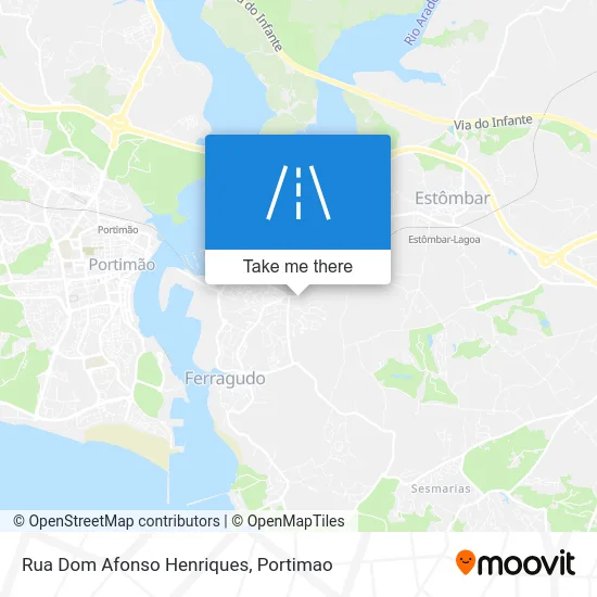 Rua Dom Afonso Henriques map