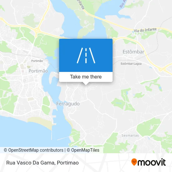 Rua Vasco Da Gama map