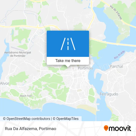 Rua Da Alfazema map