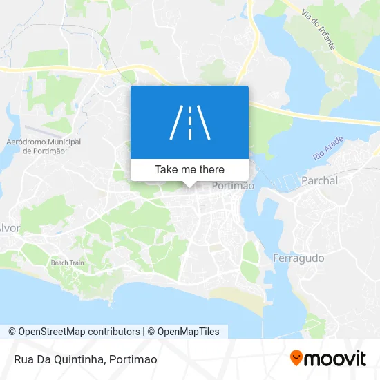 Rua Da Quintinha map