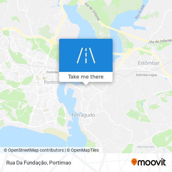 Rua Da Fundação map