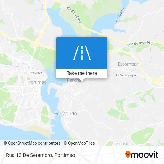 Rua 13 De Setembro map