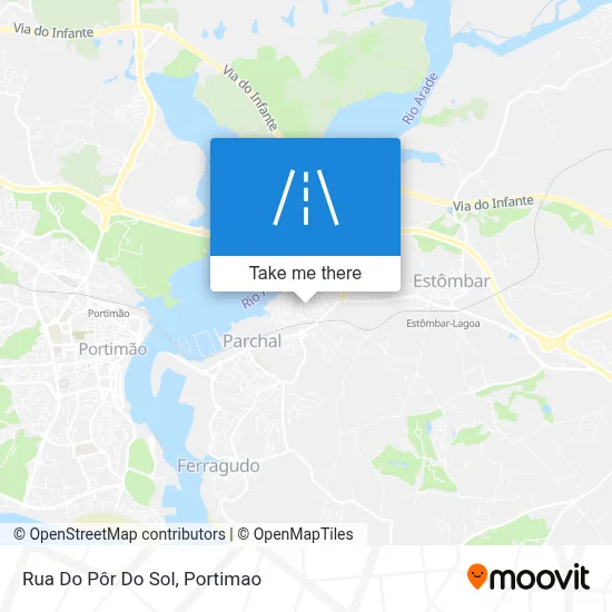 Rua Do Pôr Do Sol map