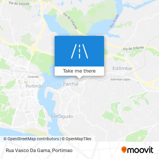 Rua Vasco Da Gama map