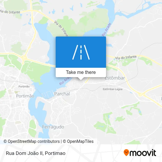 Rua Dom João II map