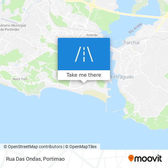 Rua Das Ondas mapa